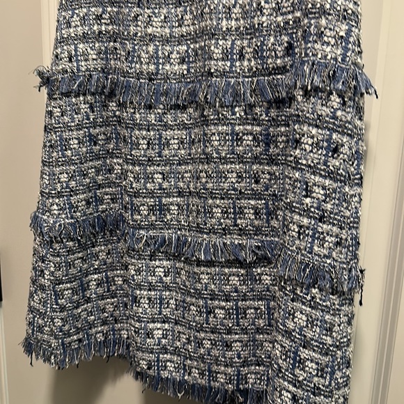 Sail to Sable blue multi tweed dress - Picture 4 of 7